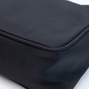 PRADA NYLON MINI TESSUTO SHOULDER BAG BLACK SHW