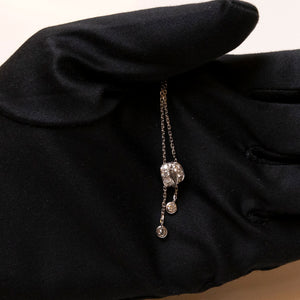 CHAUMET JEUX DE LIENS HARMONY DIAMOND PENDANT NECKLACE IN WHITE GOLD