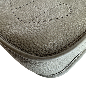 HERMES MINI EVELYNE TAURILLON CLEMENCE GRIS MEYER GHW STAMP U