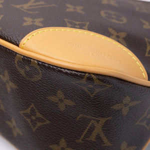 LOUIS VUITTON BOULOGNE PM MONOGRAM CANVAS/ LEATHER NATURAL GHW (MICROCHIP)