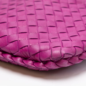 BOTTEGA VENETA HOBO BAG HOT PINK NAPPA LEATHER