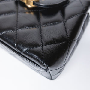 CHANEL 24P MINI NANO KELLY SHOPPER CALFSKIN GHW (MICROCHIP)