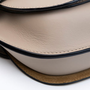 LOEWE MINI GATE DUAL BAG SOFT CALFSKIN SAND GHW