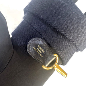 HERMES MINI EVELYNE  BLUE NUIT GHW STAMP Z