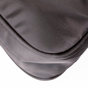 PRADA BLACK NYLON HOBO BAG