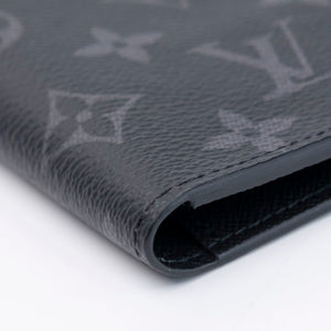 LOUIS VUITTON PASSPORT COVER MONOGRAM ECLIPSE