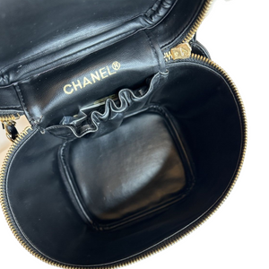 CHANEL VINTAGE VANITY BLACK GHW