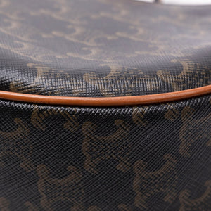 CELINE AVA BAG TAN CANVAS / CALFSKIN LEATHER GHW