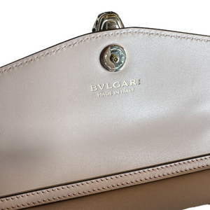 BVLGARI PINK/GOLD KARUNG SERPENTI FOREVER CLUTCH