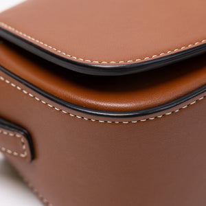 CELINE CLUTCH ON STRAP TABOU CALFSKIN TAN GHW