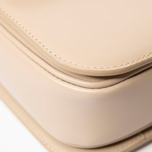 CELINE CLASSIQUE TRIOMPHE BAG SHINY CALFSKIN BEIGE GHW