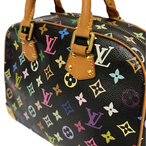 LOUIS VUITTON MONOGRAM MULTICOLOUR TROUVILLE HANDBAG BLACK