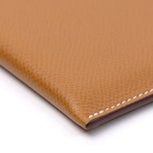 HERMES TARMAC PASSPORT HOLDER EPSOM GOLD SHW STAMP Y