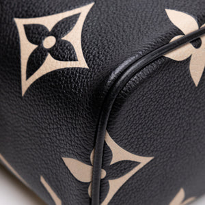 LOUIS VUITTON VANITY PM BLACK/BEIGE CALFSKIN GHW (MICROCHIP)