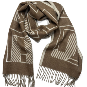 HERMES CASAQUE LETTRES AU CARRE MUFFLER