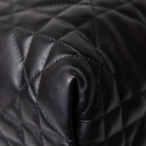 CHRISTIAN DIOR MEDIUM TOUJOURS BAG BLACK MACROCANNAGE CALFSKIN LEATHER GHW
