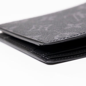 LOUIS VUITTON MULTIPLE WALLET BLACK & GREY MONOGRAM (MICROCHIP)