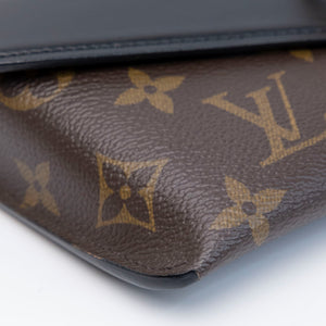 LOUIS VUITTON PADLOCK PN STRAP MONOGRAM BLACK GHW (MICROCHIP)