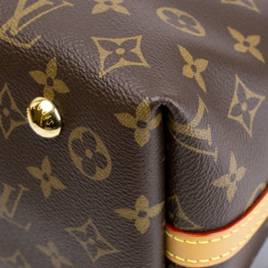 LOUIS VUITTON CARRYALL PM MONOGRAM CANVAS GHW (MICROCHIP)