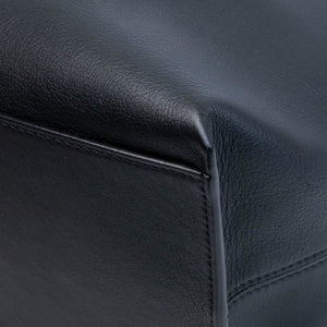 LOEWE CUBI MESSENGER LARGE BAG BLACK CALFSKIN LEATHER SHW