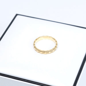 CHANEL CRUSH RING 18K YELLOW GOLD SIZE 53