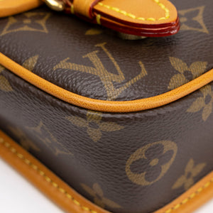 LOUIS VUITTON SATCHEL WEARABLE WALLET MONOGRAM GHW (MICROCHIP)
