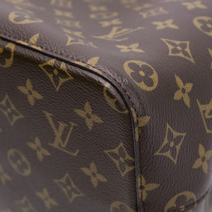 LOUIS VUITTON NEO NOE BROWN/ RED POUDRE MONOGRAM CANVAS GHW