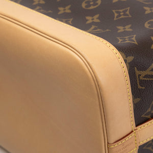 LOUIS VUITTON PETIT NOE BUCKET BAG MONOGRAM GHW (MICROCHIP)