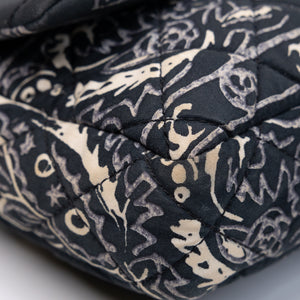 CHANEL BANDANA PRINT QUILTED FLAP BAG FABRIC MULTICOLOUR SHW