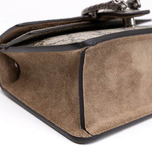 GUCCI SMALL DIONYSUS TOP HANDLE BAG BEIGE GG SUPREME CANVAS / LEATHER SHW