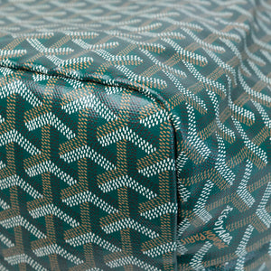GOYARD SAINT LOUIS PM TOTE BAG GOYARDINE CANVAS GREEN SHW