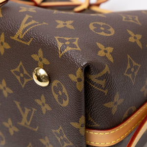 LOUIS VUITTON CARRYALL PM BROWN MONOGRAM CANVAS GHW (MICROCHIP)