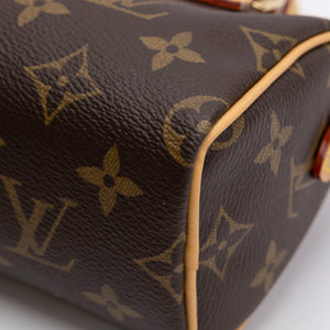 LOUIS VUITTON NANO SPEEDY MONOGRAM CANVAS GHW