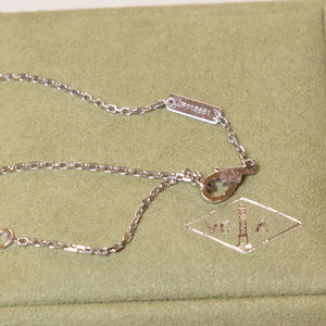 VAN CLEEF & ARPELS VINTAGE ALHAMBRA PENDANT WHITE GOLD