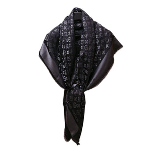 LOUIS VUITTON MONOGRAM DENIM SHAWL