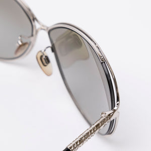 BURBERRY SILVER GREY SUNGLASSES SHW