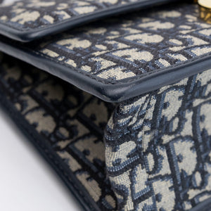 CHRISTIAN DIOR 30 MONTAIGNE EAST-WEST BAG WITH CHAIN OBLIQUE JACQUARD GHW