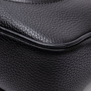 GUCCI SOHO DISCO CAMERA BAG CALFSKIN LEATHER BLACK LGHW