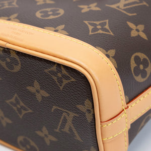 LOUIS VUITTON NANO NOE MONOGRAM CANVAS GHW (MICROCHIP)