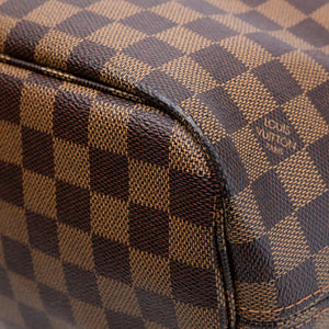 LOUIS VUITTON NEVERFULL MM DAMIER EBENE CANVAS GHW
