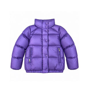 MONCLER KIDS DOWN JACKET PURPLE SIZE 6